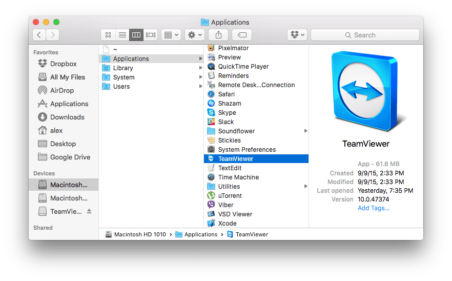 Uninstall teamviewer 8 mac free